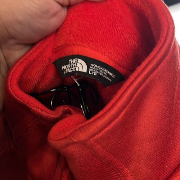 The North Face morningside orange red full zip up windfall fleece lined jacket - Picture 7 of 7